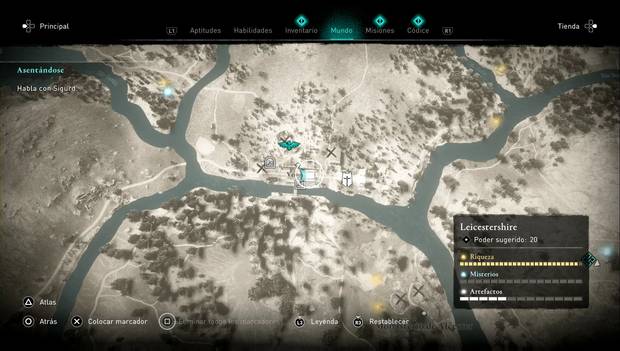 AC Valhalla - Mapas del tesoro: Mapa 2