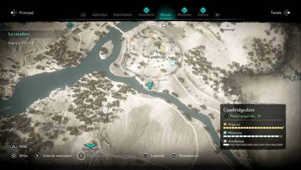AC Valhalla - Mapa del tesoro 3: ubicación del tesoro