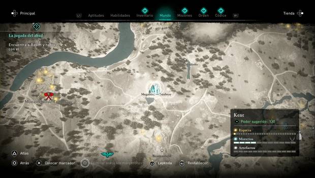 AC Valhalla - Menhires: Megalitos de Medway - localización
