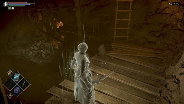 Demon's Souls Remake - La Ciudad Túnel: ubicación de la cueva