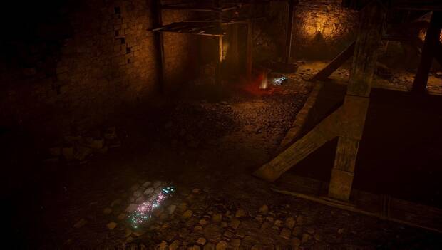 Demon's Souls Remake - La Ciudad Túnel: lagartos de cristal en la sala del ascensor