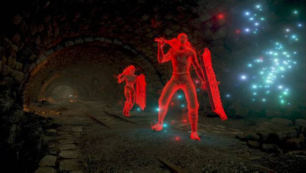Demon's Souls Remake - La Ciudad Túnel: espectros rojos en el túnel