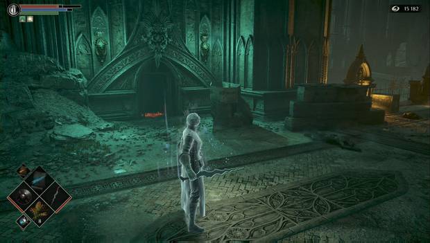 Demon's Souls Remake - Torre de Latria: puerta a la izquierda del puente