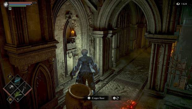 Demon's Souls Remake - Torre de Latria: llave colgando de la pared
