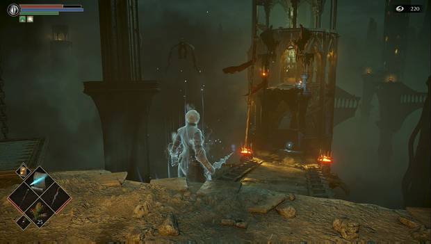Demon's Souls Remake - Latria Superior: gárgola por la izquierda nada más empezar