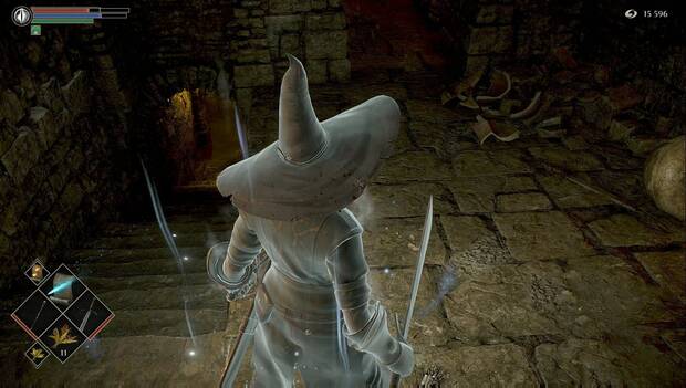 Demon's Souls Remake - Límite de la isla: pared con el camino secreto