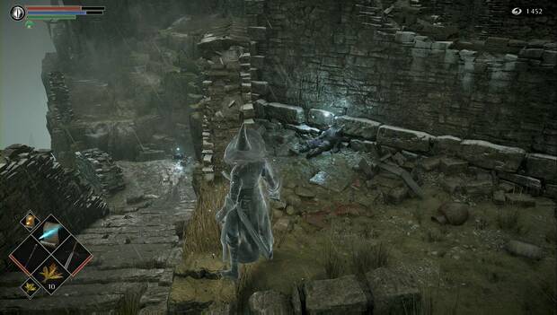 Demon's Souls Remake - Límite de la isla: obetos al salir del túnel oculto