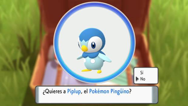 Pokémon Diamante Brillante y Pokémon Perla Reluciente - Características de Piplup