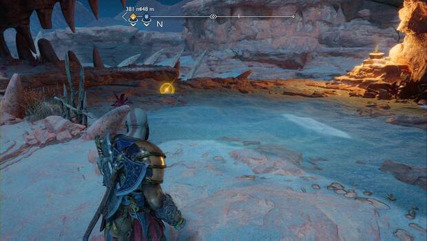 God of War Ragnarok - Mapas del tesoro: tesoro Oro del buitre