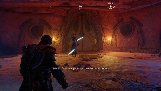 God of War Ragnarok - El santuario élfico: La bibliotecaria a las puertas del templo