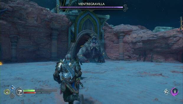 God of War Ragnarok - La puerta del desierto: Vientregravilla