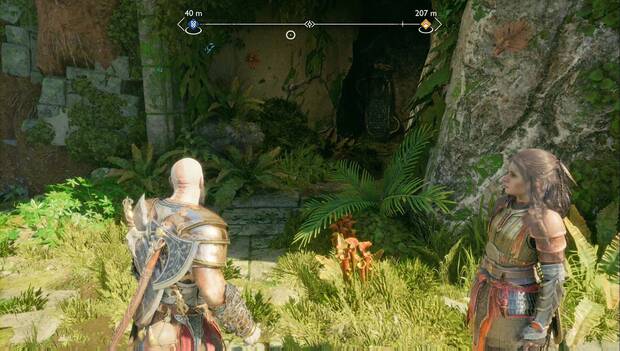 God of War Ragarok - Objetos de Saber en Saltos de la diosa: monolito Cualquier cosa que pueda hacer