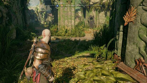 God of War Ragnarok - Objetos de Saber en Santuario Vanir: monolito La bendición de la pareja