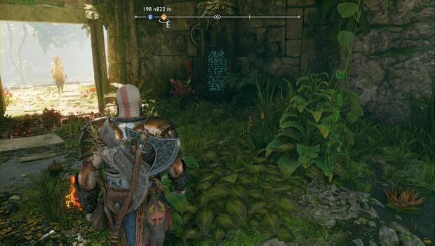 God of War Ragnarok - Objetos de saber en Santuario Vanir: monolito La ceremonia