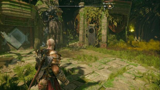 God of War Ragnarok - Monolito Gölráb de las cenizas y de la escarcha