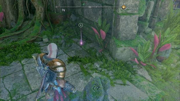 God of War Ragnarok - Hallazgos en Delta del río: ubicación del Blasón de Freya