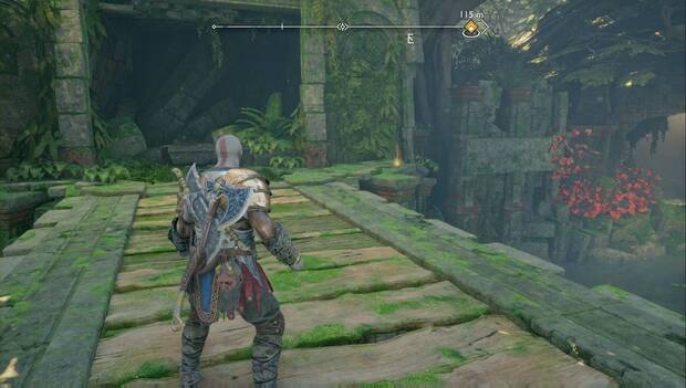 God of War Ragnarok - Objetos de Saber en Delta del río: ubicación del pergamino Pacifismo