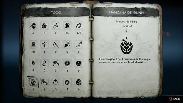 God of War Ragnarok - Manzanas de Idunn