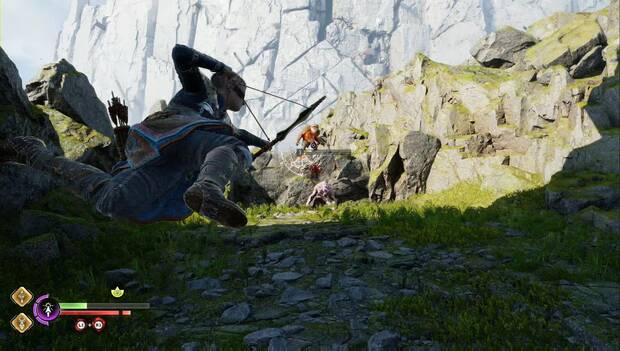 God of War Ragnarok - El fugitivo: Atreus se defiende de los enemigos