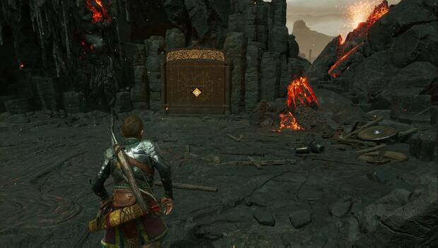 God of War Ragnarok - De cabeza al fuego: santuario de Surtr
