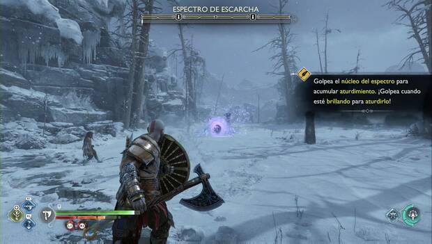 God of War Ragnarok - La palabra del destino: espectro de escarcha