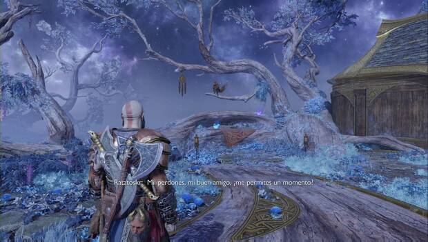 God of War Ragarok - Ratatöskr reclama la atención de Kratos
