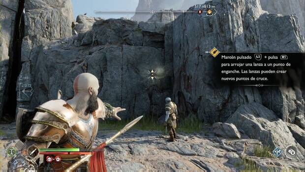 God of War Ragnarok: La forja del destino: punto de enganche para la lanza