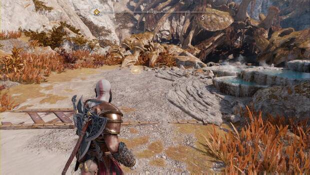 God of War Ragnarok - Tesoros enterrados: ubicación del tesoro En la costa