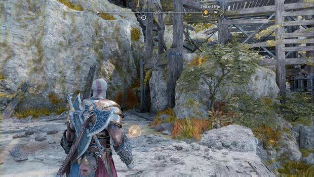 God of War Ragnarok - Tesoros enterrados: ubicación del tesoro Frutos del trabajo