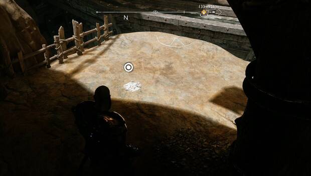 God of War Ragnarok - Tesoros enterrados: ubicación del tesoro Gloria minera