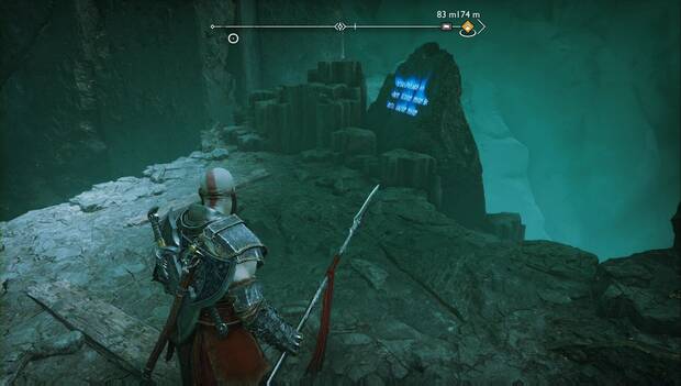 God of War Ragnarok - Objetos de saber en Helheim: lectura de runas Oración a hraesvelgr en Helgrid