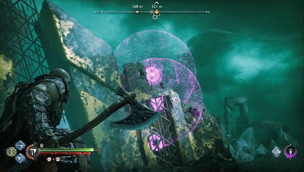God of War Ragnarok - Reencuentro: solución al segundo puzzle de la reacción en cadena de hielo