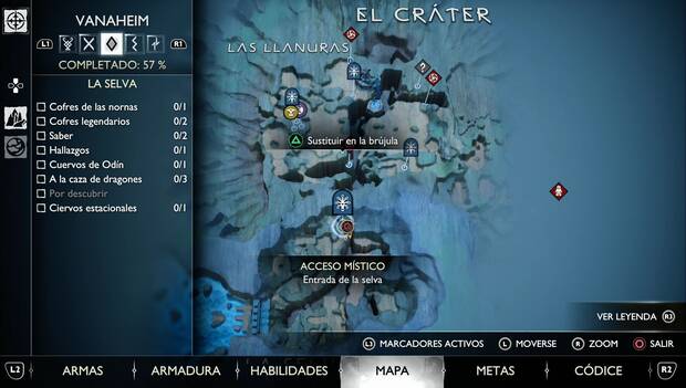 God of War Ragnarok - Ubicación de La Selva