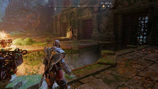 God of War Ragnarok - Objetos de Saber en La Selva: ubicación del monolito Sin perdón