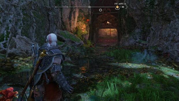 God of War Ragnarok - La vuelta del río: ascensor al final del camino