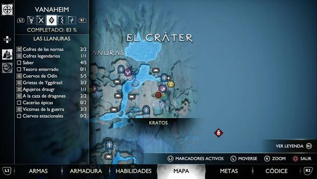 God of War Ragnarok - Ubicación del tesoro enterrado Nace una cicatriz