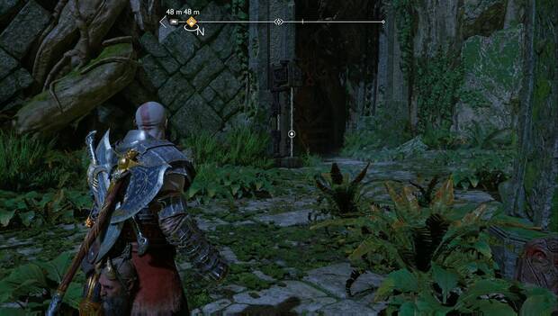 God of War Ragnarok - Cadena en La Selva que permite ir al Pozo de los deseos