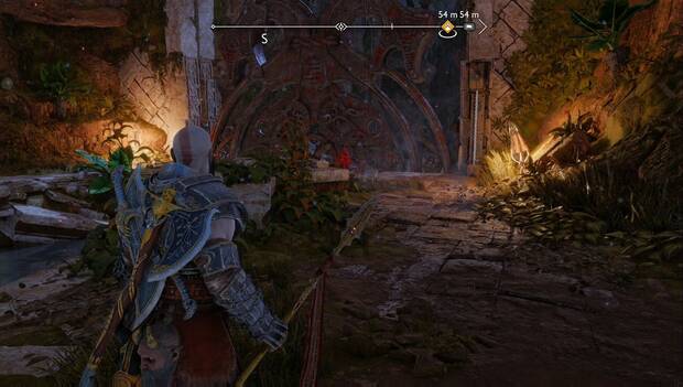 God of War Ragnarok - El reloj de arena: portón y cadena