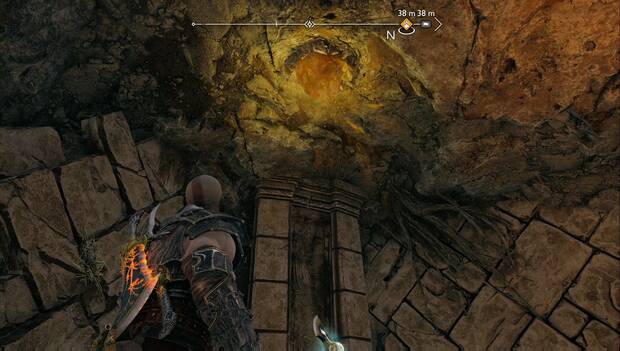 God of War Ragnarok - Cristales naranjas de El Cráter