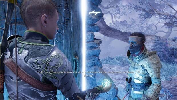 God of War Ragnarok - Liberar la máscara: Sindri nos da una salida de emergencia
