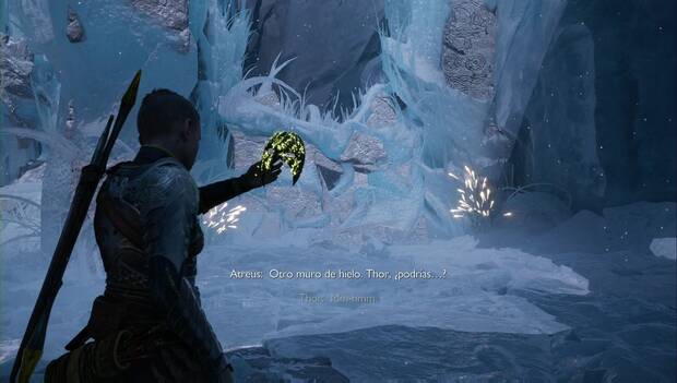 God of War Ragnarok - Liberar la máscara: Atreus señala el camino a seguir