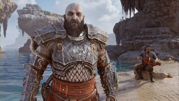 God of War Ragnarok - Cuál es la mejor armadura: Kratos con la armadura de Steinbjörn