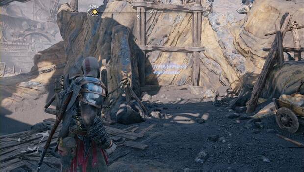 God of War Ragnarok - Objetos de saber en Svartalfheim: ubicación de las runas La Mina en las Minas de Jarnsmida