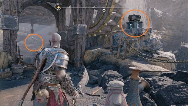 God of War Ragnarok - Cofres de las nornas en Svartalfheim: ubicación del segundo y tercer brasero del cofre de las Minas de Jarnsmida