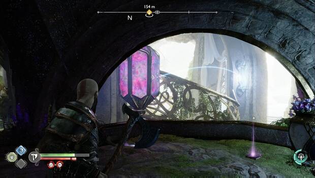 God of War Ragnarok - Hallazgos en El templo de la luz: ubicación de Visiones de la siesta
