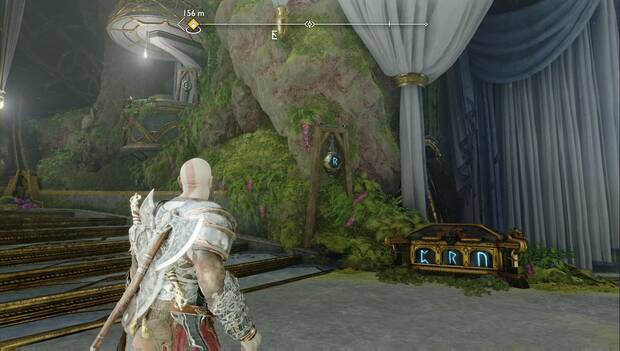 God of War Ragnarok - Cofre de las nornas en el Templo de la luz