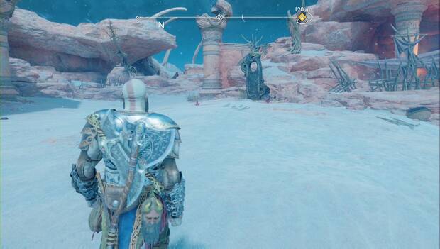 God of War Ragnarok - Objetos de saber en Los cañones: monolito de U-natur-liker