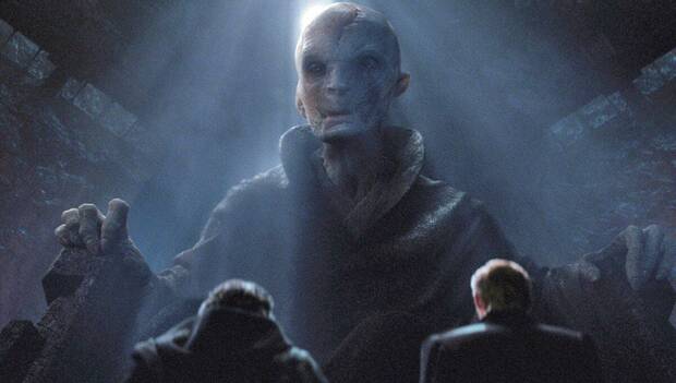 Palpatine manipuló al líder supremo Snoke en las sombras