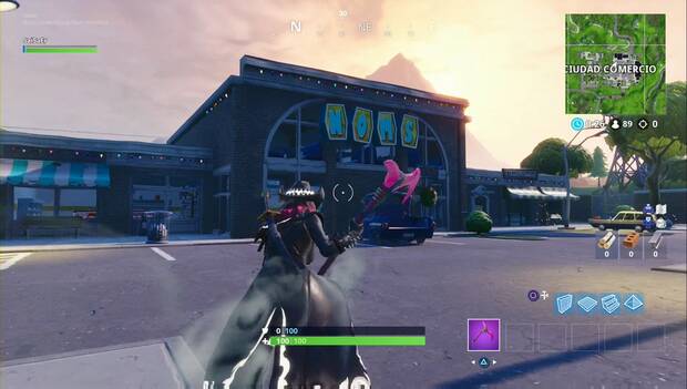 Fortnite - Temporada 7, semana 4: busca letras en varios lugares (letrero NOMS)