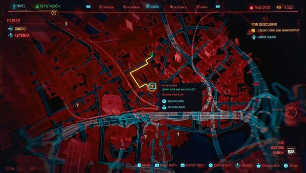 Cyberpunk 2077 - Ültima sesión: ubicación de la misión